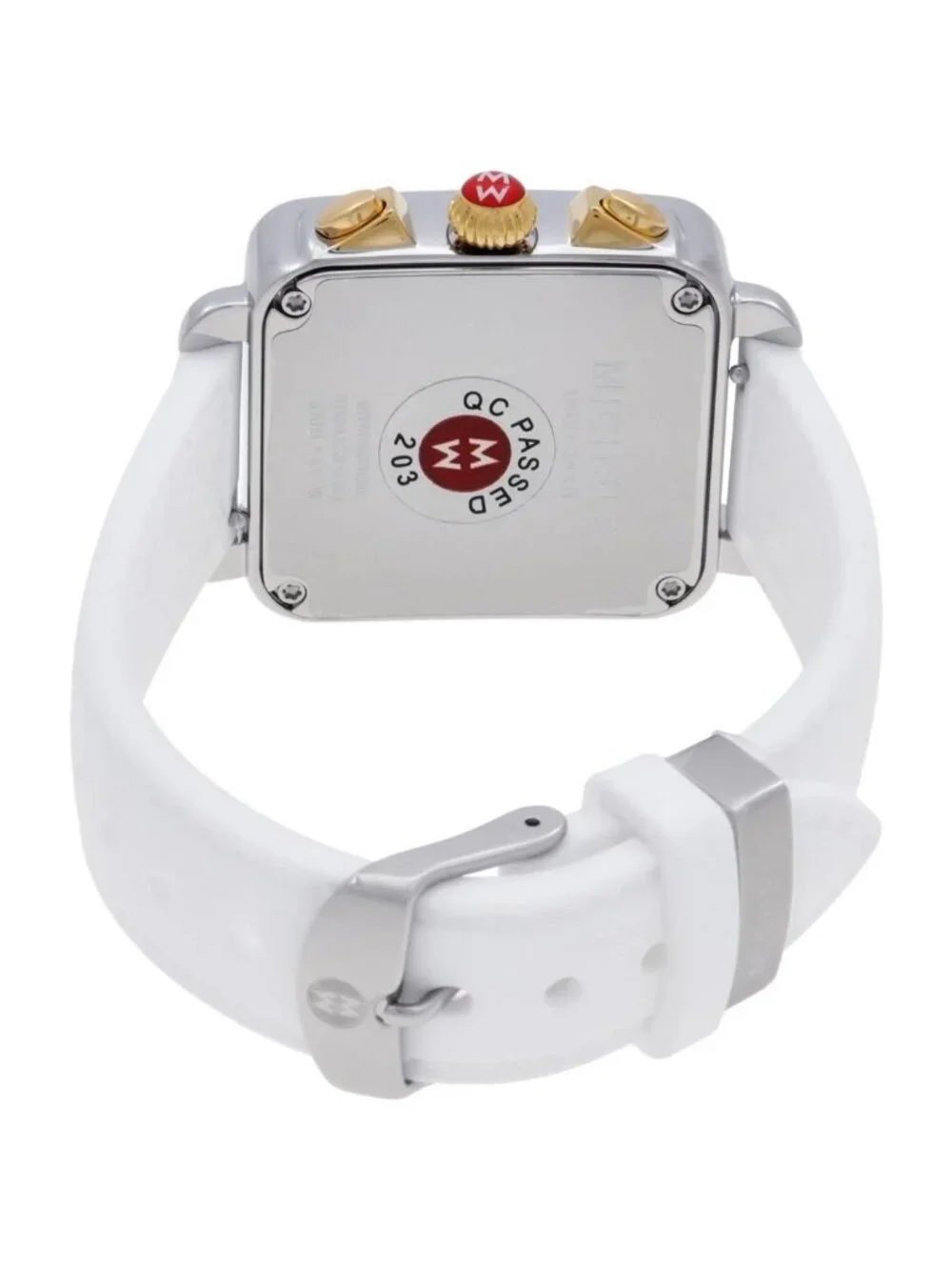 NWT Michele Deco Sport Silver-tone Dial Ladies Watch
